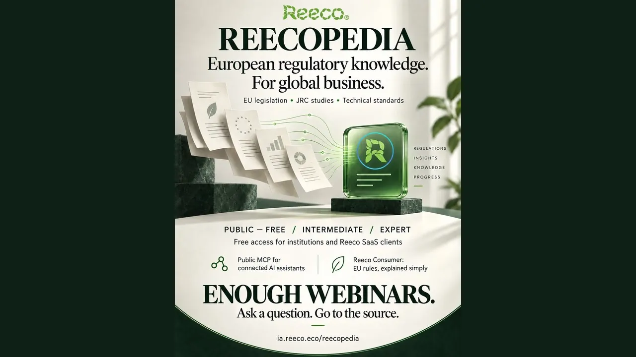 conheça a Reecopedia: Conhecimento regulatório europeu para empresas globais
